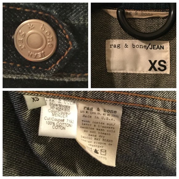 Rag & Bone JEAN Burney Denim Vest in Mender XS - Picture 4 of 4